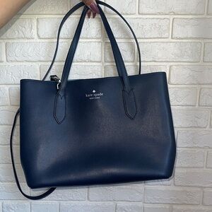 Kate Spade Navy Blue Tote Bag